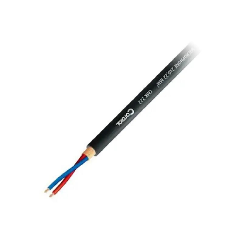 Cablu microfon CORDIAL CMK222 2x0.22 black 148290.46818